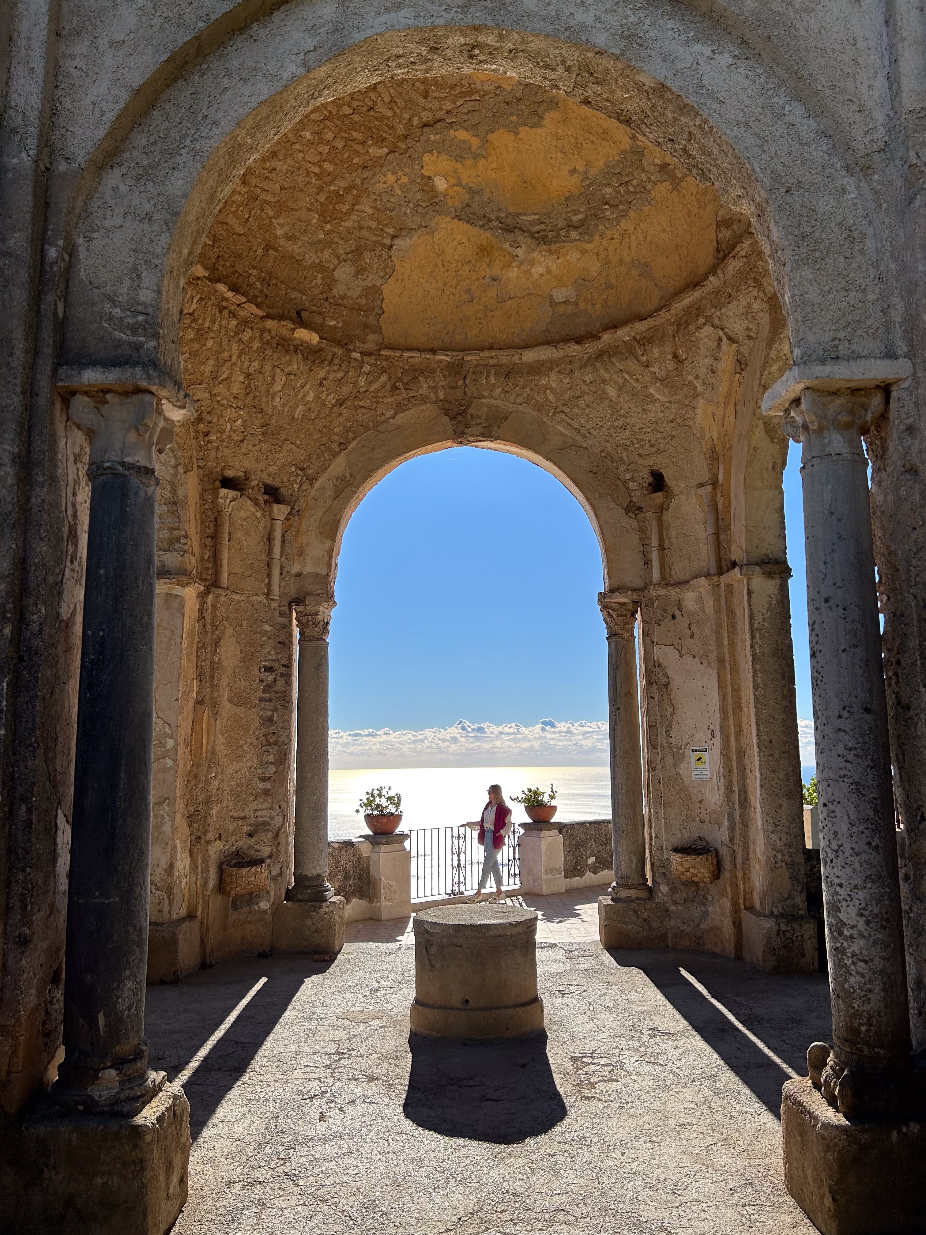 Amalfi views from Villa Cimbrone in Ravello