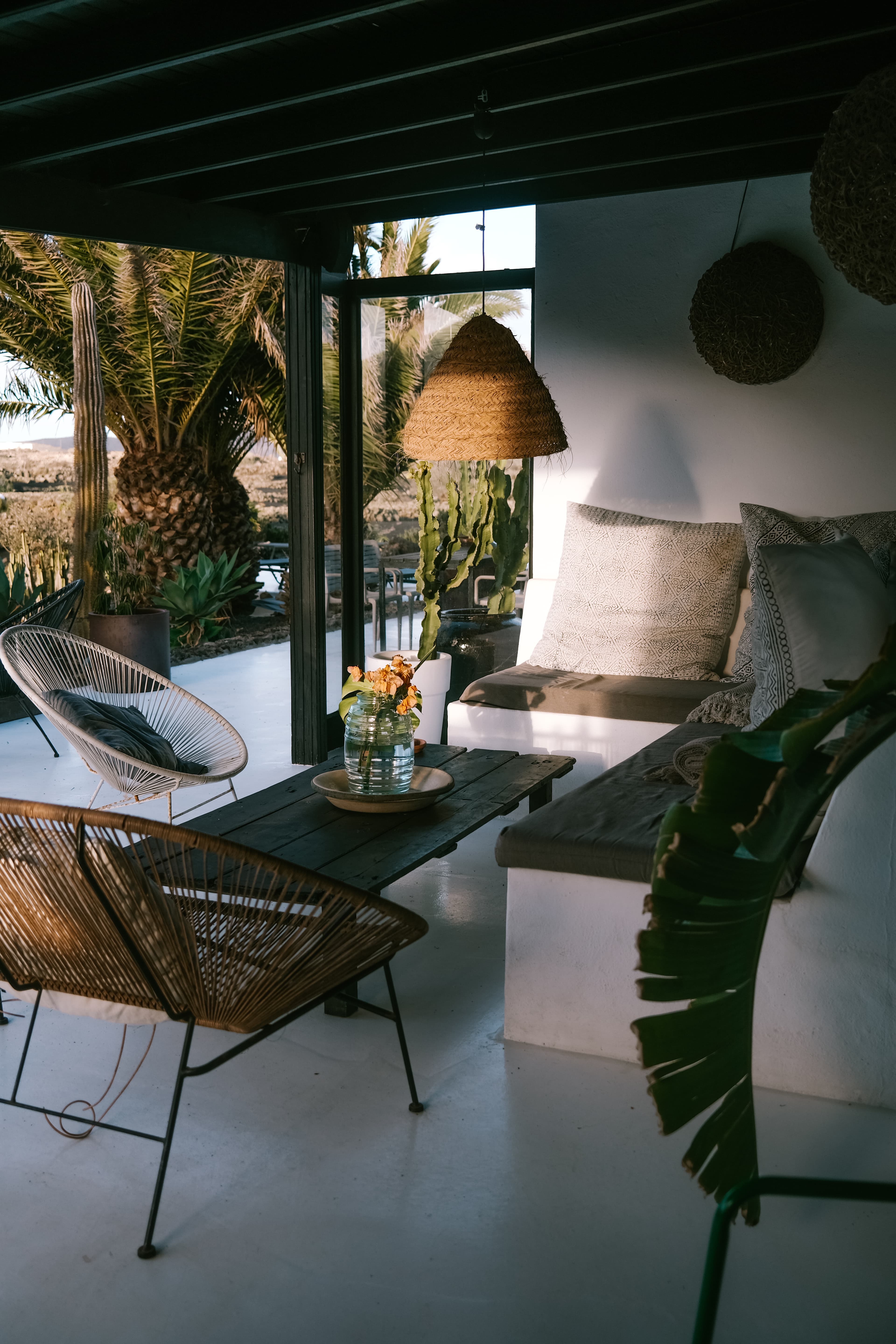 Verblijf in een idyllische finca omringd door de wijngaarden van Lanzarote