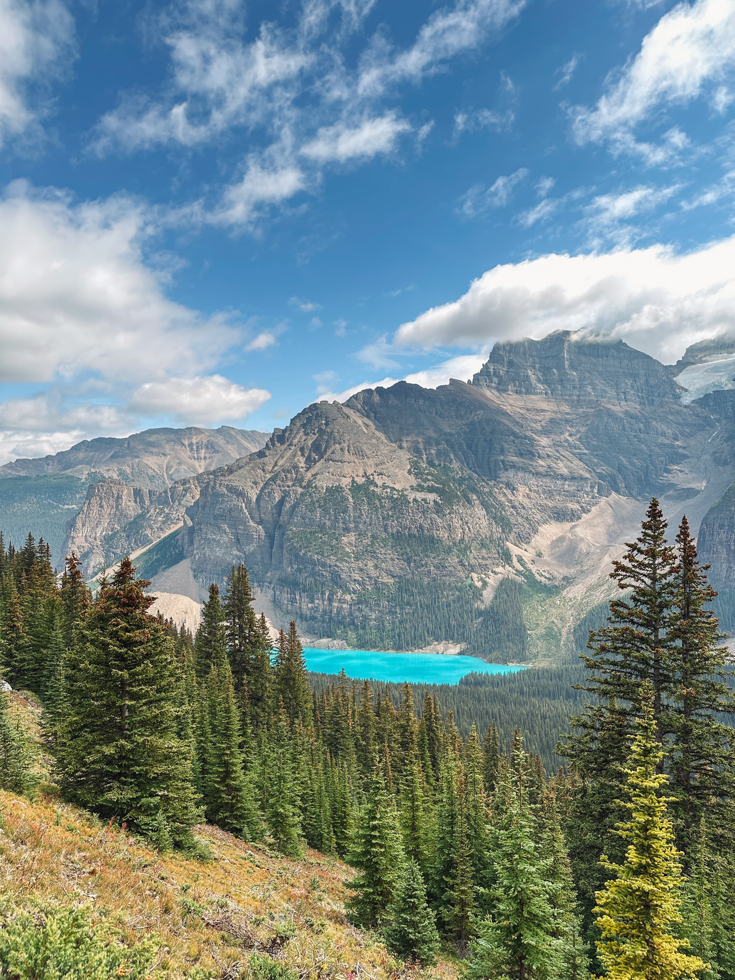 Exploring Moraine Lake
