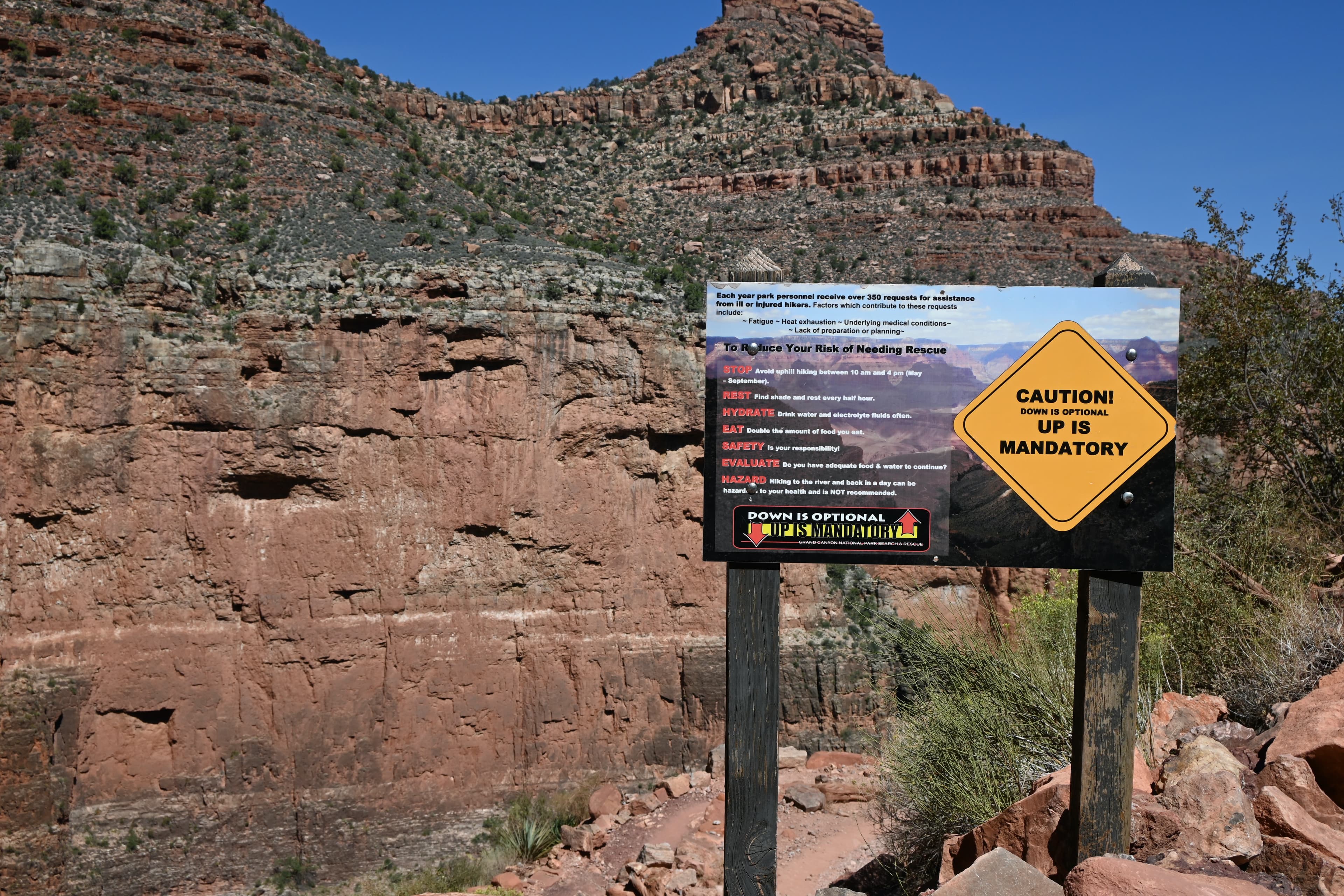 Bright Angel Trail (Grand Canyon) - Horseshoe Bend