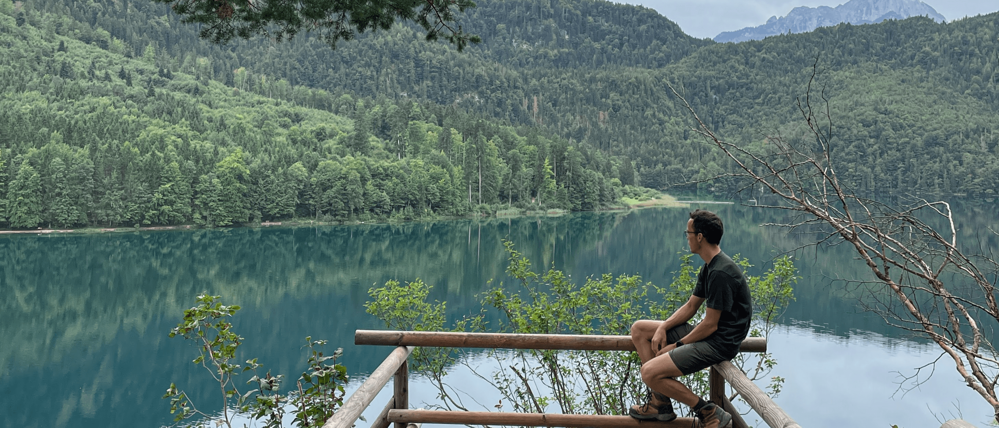 Randonnée autour de l'Alpsee en Bavière