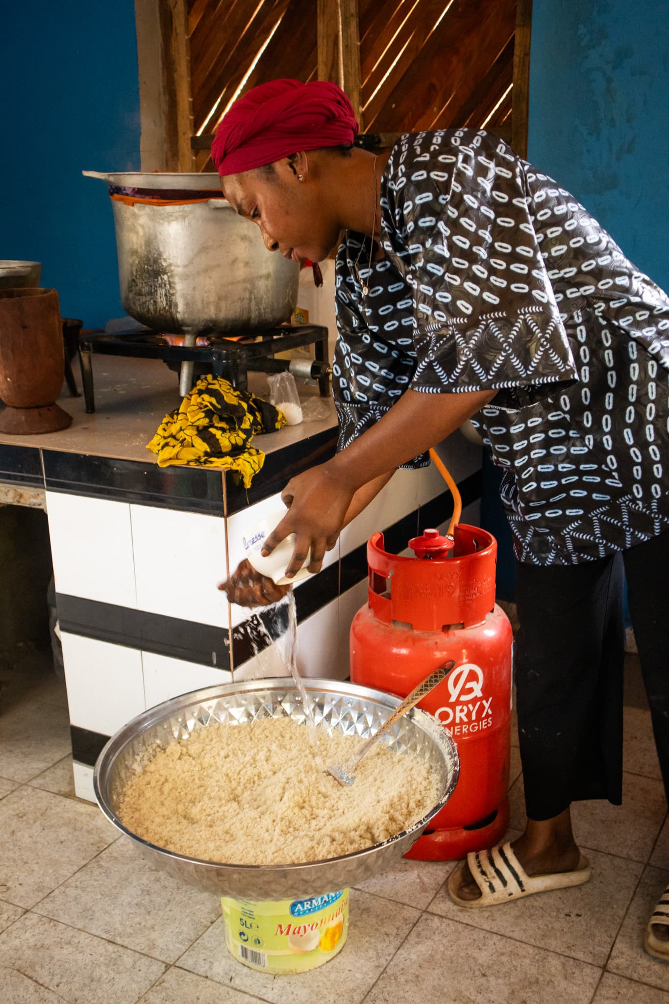 Traditionele Gambianse keuken