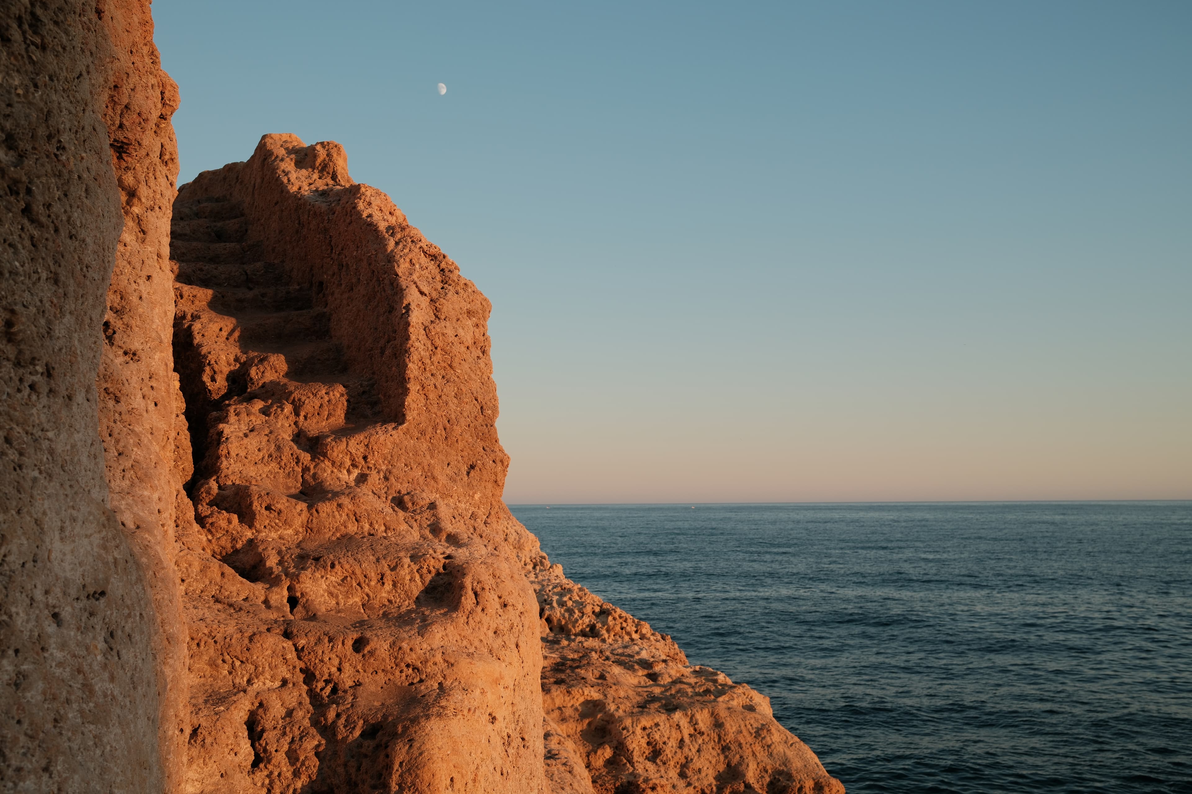 coucher de soleil à Carvoeiro