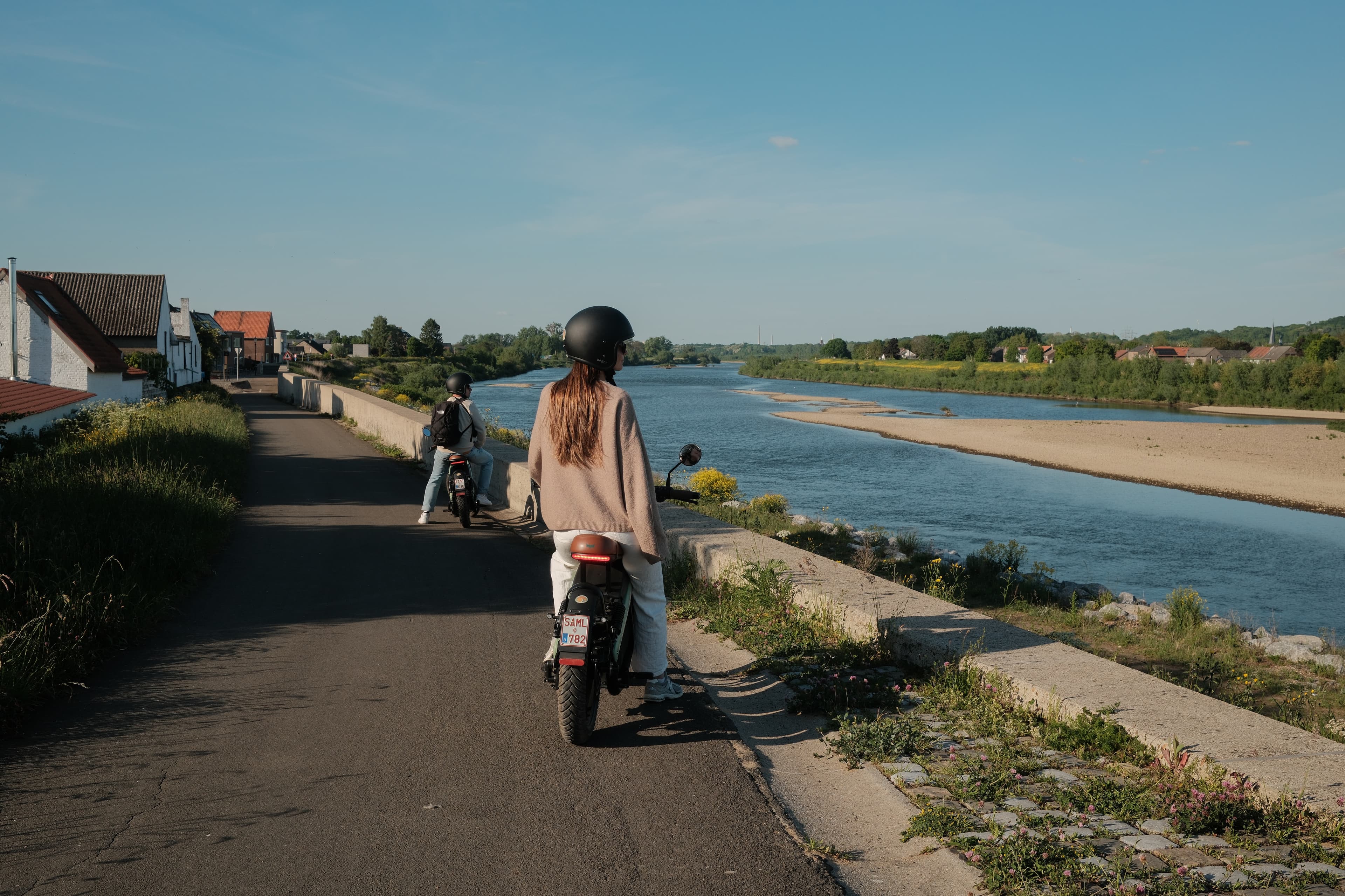 Cruisen door de Maasvallei op een e-scooter