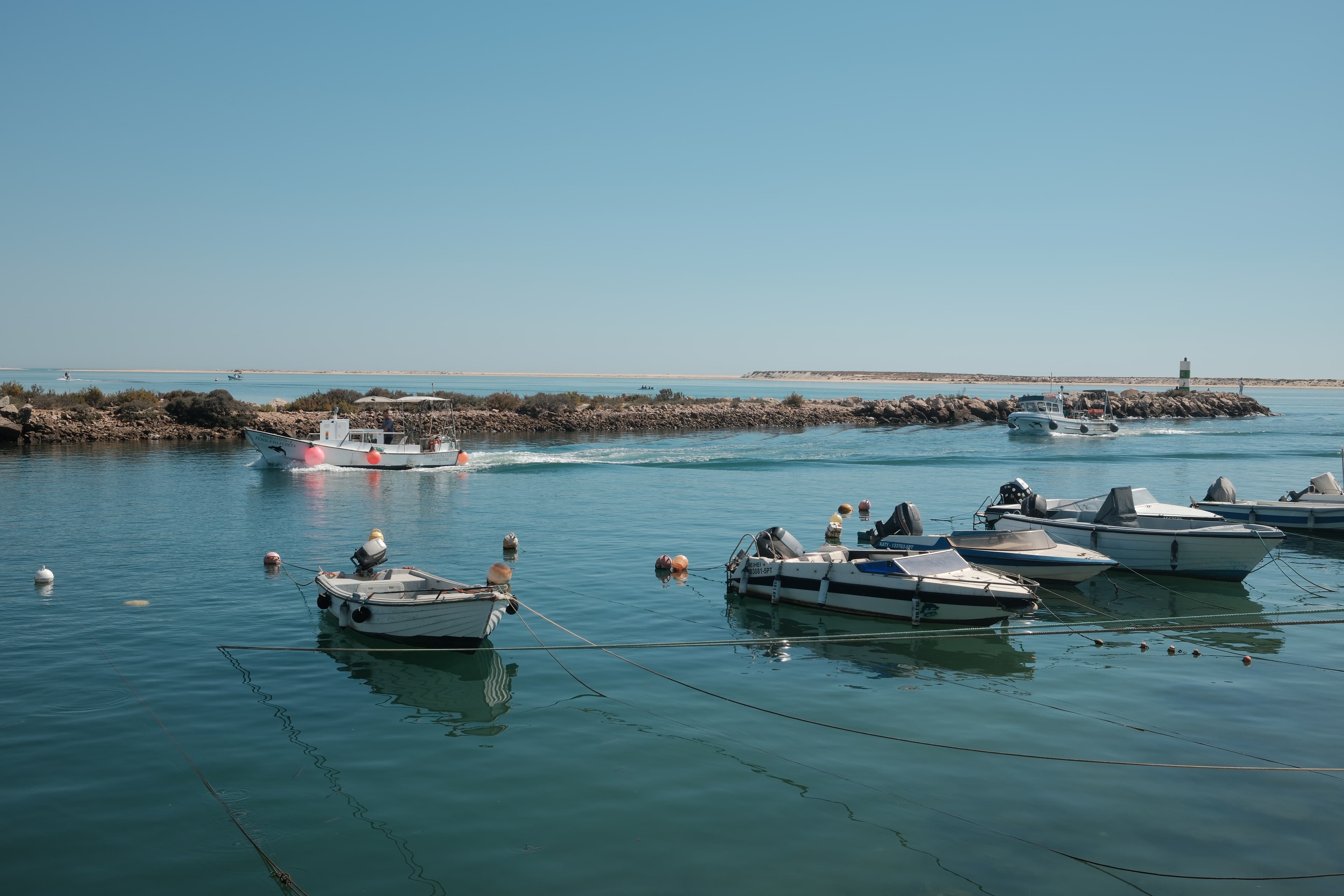 The most beautiful coastline in Fuseta