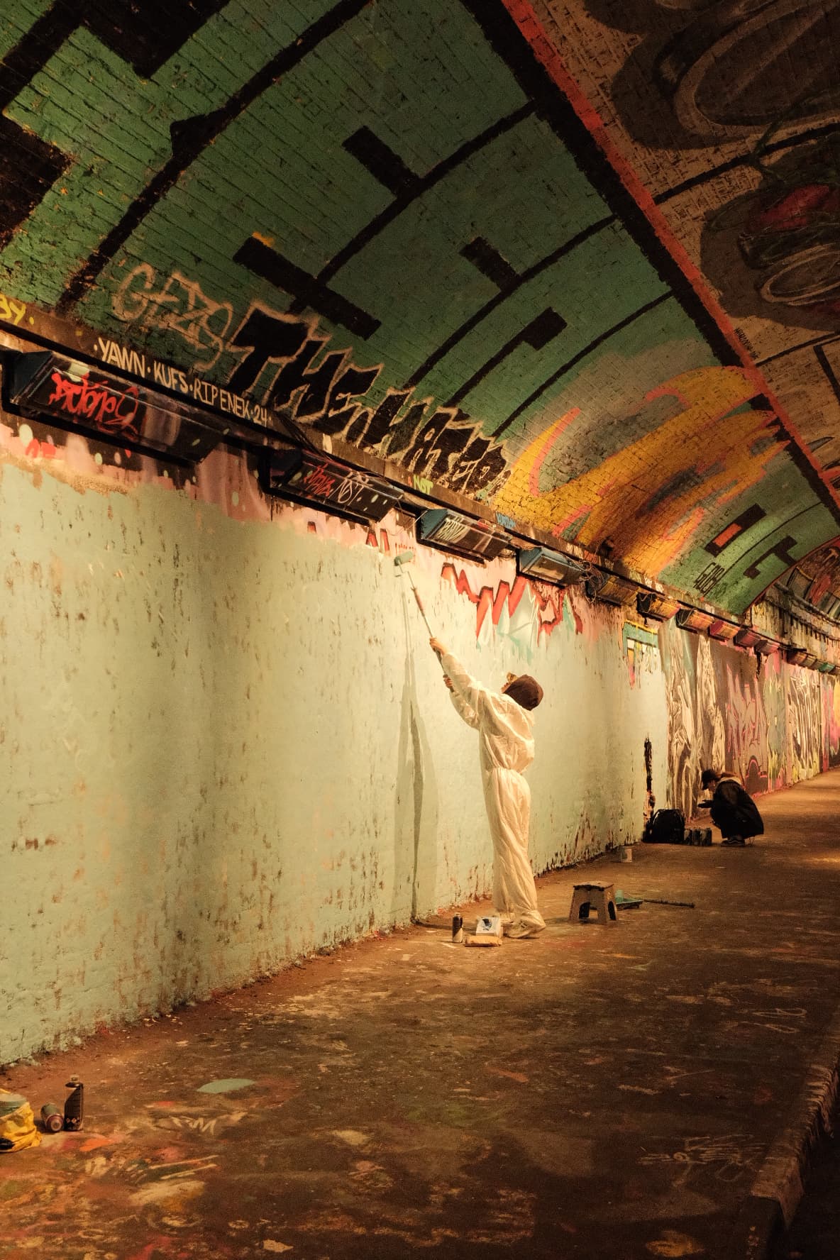 Graffiti tunnel London
