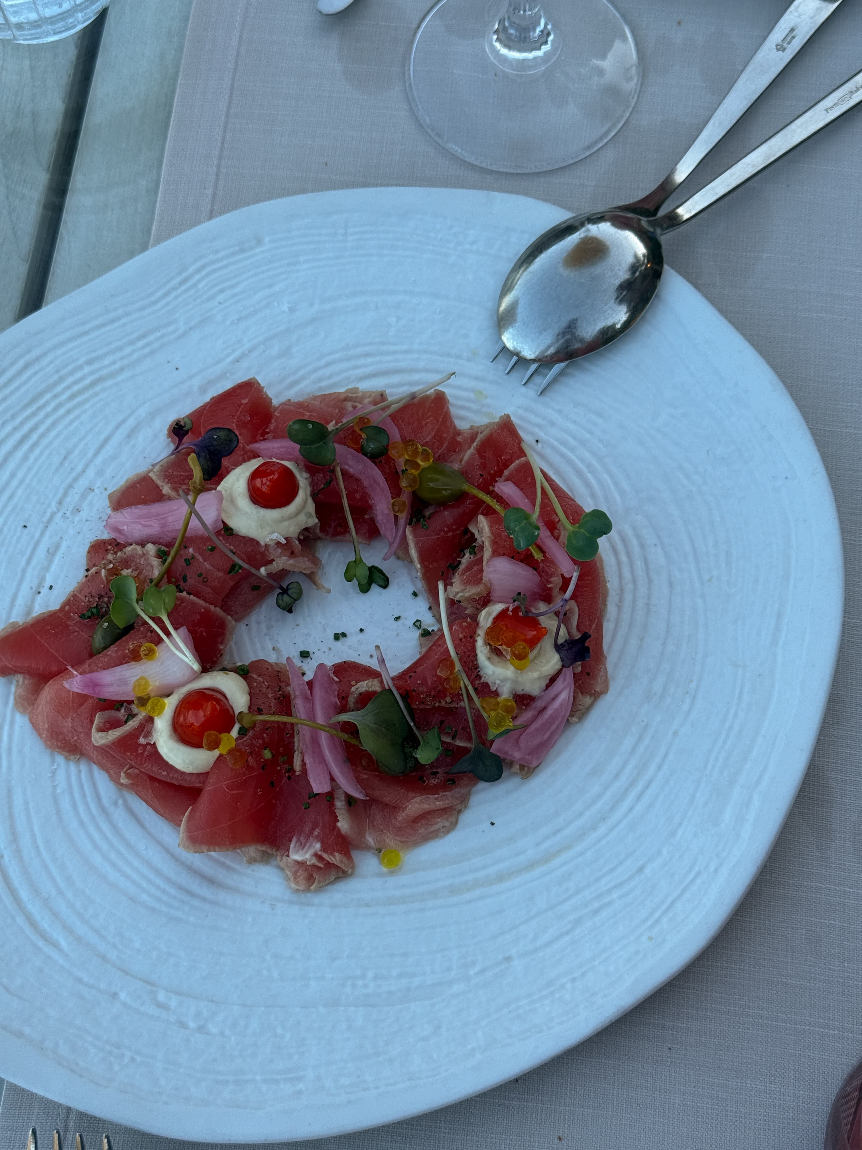 Dîner romantique à Amante